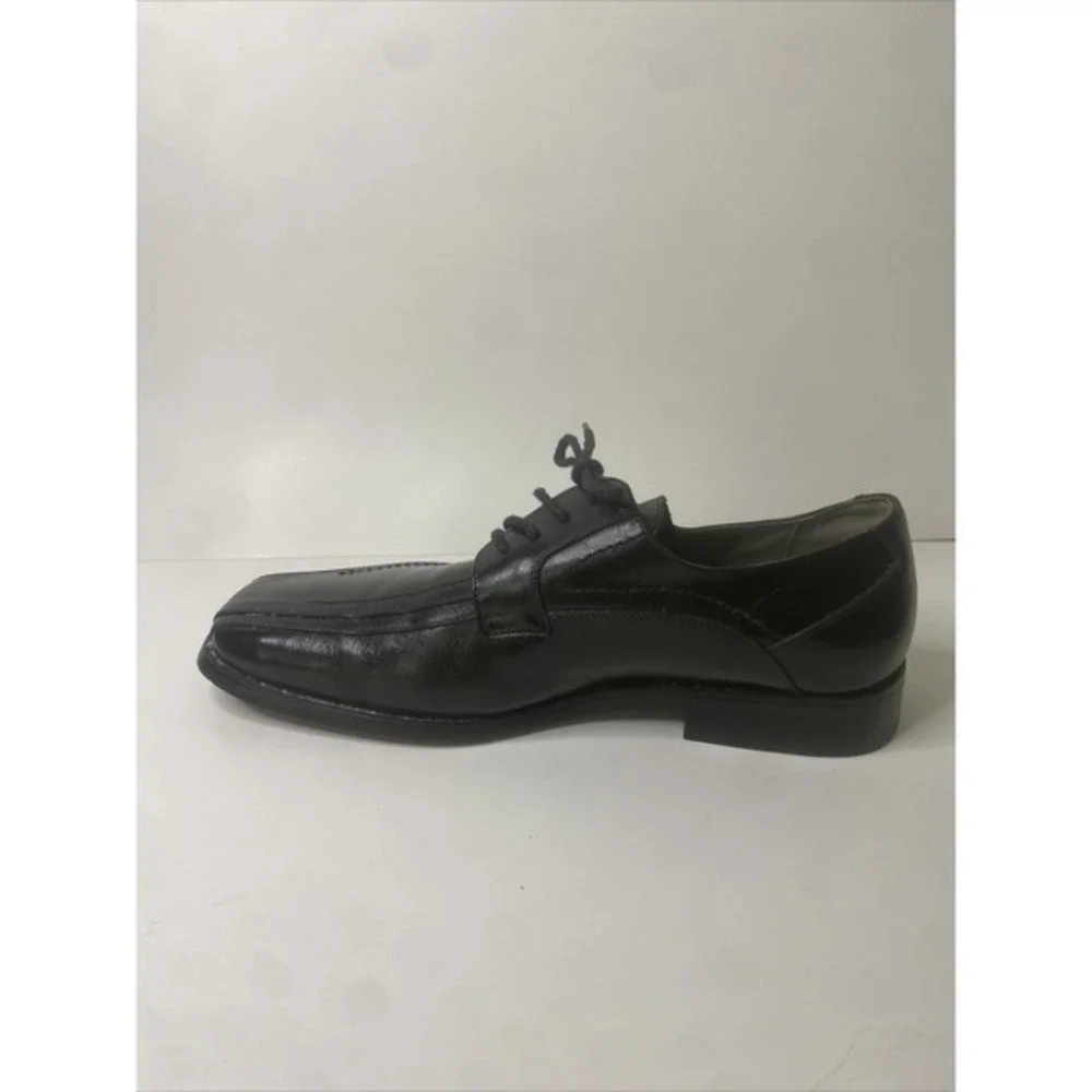 STACY ADAMS LEATHER DRESS SHOE GALLAGHER SZ 11M (23274-01)‎ BLACK VERY GOOD